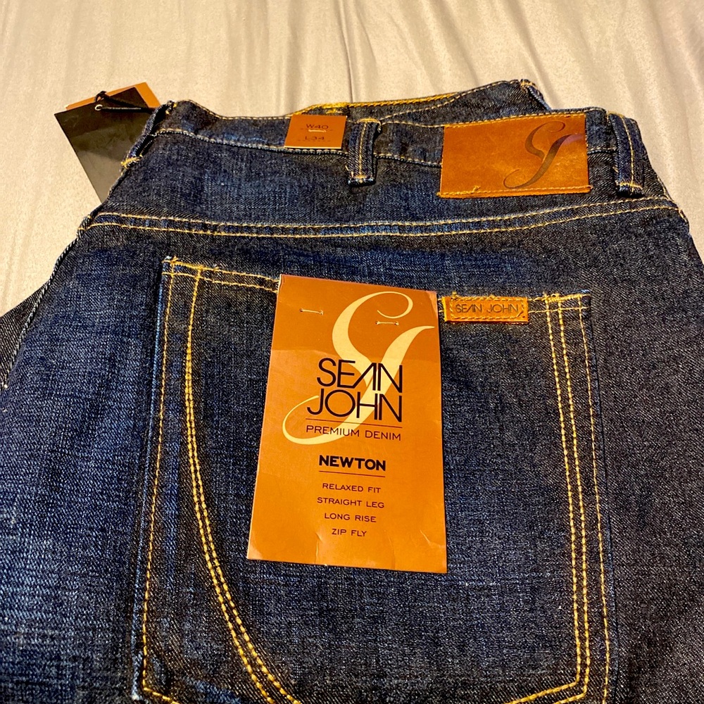 Sean John Jeans, size 42, dark blue wash, new/never worn, tags still on them